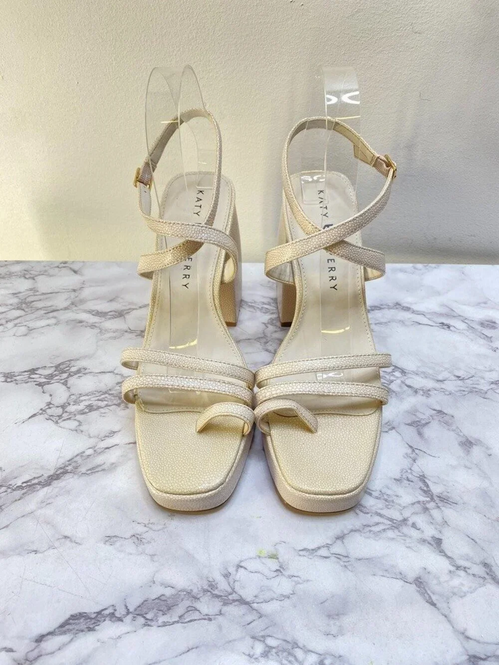 Katy Perry Women's Light Tan The Meadow Classic Platform SZ 9 M